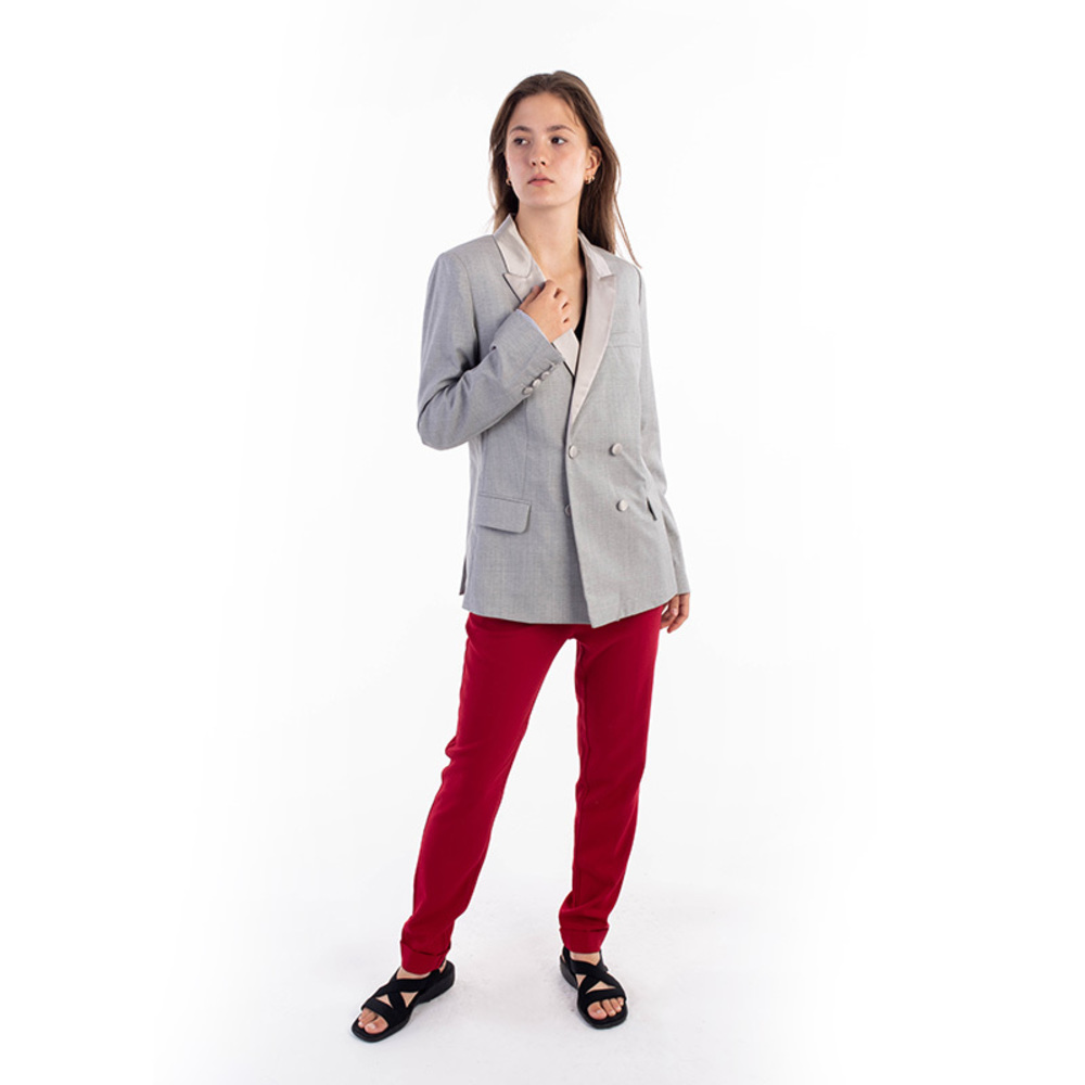 BOY. LIGHT GRAY CLASSIC JACKET | WOMENS SIZE XS